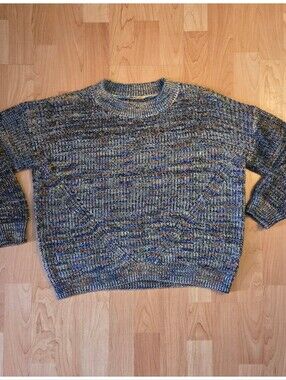 Speckled cropped sweater